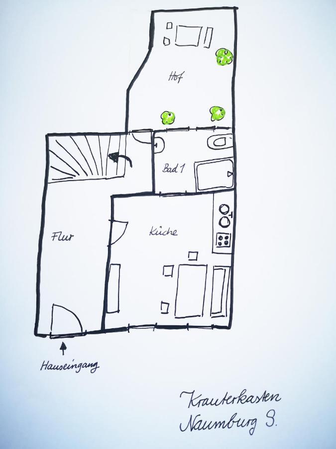 Haus Krauterkasten Naumburg  Buitenkant foto